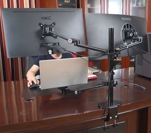 Có Thể Điều Chỉnh Chuyển Động Chủ Bracket Cánh Tay Đa Chức Năng Màn Hình Đứng Cho 17 Để 32 Inch Màn Hình Máy Tính Vật Liệu Hợp Kim Nhôm - Product Image 4