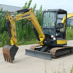 Livraison rapide maintenant, mini-excavatrice sur chenilles d'occasion Yangma VIO20-3, 3 tonnes, importée d'origine, d'occasion, avec moteur et pompe - Product Image 5