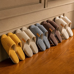 <span class=keywords><strong>Chaussons</strong></span> en velours côtelé de style japonais, respirants, doux, imperméables et silencieux, pour hommes et femmes, vente en gros - Product Image 1