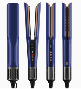 Pelurus listrik 2-in-1 wanita, kecepatan tinggi basah sampai kering tampilan LED pelurus udara panas untuk penggunaan rumah tangga dan Hotel - Product Image 1