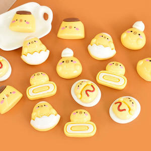 Kawaii Jaune <span class=keywords><strong>Poussin</strong></span> Dessin Animé Résine Flatback Cabochon Pour DIY Scrapbooking Accessoires Épingle À Cheveux Ornement Mince Décoration - Product Image 3