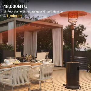 Calentador de Patio a <span class=keywords><strong>Gas</strong></span>, Calentador Piramidal para Exteriores, para Jardín, Hotel, Cafetería, con Combustible de GLP o Propano Butano - Product Image 3