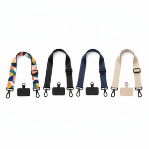 Correa para Teléfono Ajustable de 120-150 cm con Cordón, Correa de Poliéster de 20 mm, Logotipo Personalizado por Transferencia Térmica, Venta al Por Mayor - Product Image 4