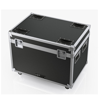 Flight Case des fabricants de rack 16U pour amplificateurs/équipement audio avec carte de roulette