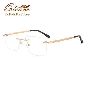 Элитные безободковые очки: дизайнерские, известных брендов, титановые, без оправы, для мужчин - Product Image 3