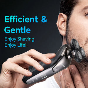 Rasoir <span class=keywords><strong>électrique</strong></span> élégant pour homme, triple lame flottante, fonction lavage intégral du corps, chargement USB, facile à utiliser pour la maison et les camping-cars - Product Image 3
