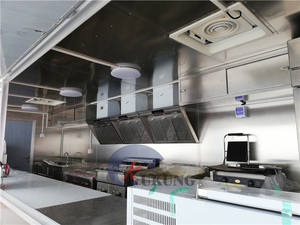 UKUNG 680*210 cm (22'4 "X 6'11") Camion alimentaire mobile personnalisé de grande taille carré Remorque alimentaire - Product Image 4