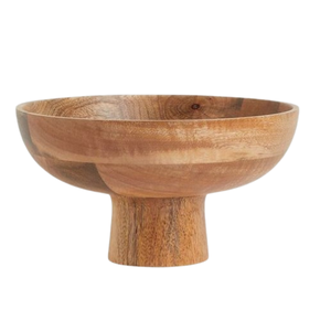 Bol de service en bois décoratif de table à manger de style simple avec le bol en bois d'acacia de conception classique colorée multiple - Product Image 3