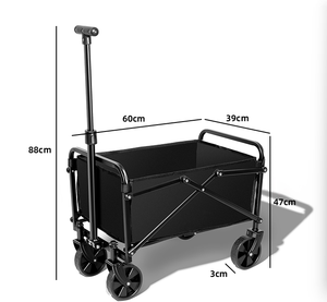 Carrito para Perros Grandes de Alta Resistencia: Plegable, de Gran Capacidad, Todoterreno, para Campamentos, Senderismo y Viajes en Auto - Product Image 1
