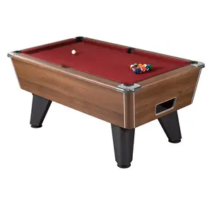 Hochwertige heiße Verkauf kleine 4 5 6 Fuß Billardtisch Mini Billard 7ft 6ft 5ft Fuß Massivholz Stahl Bein Snooker Tisch