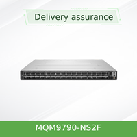 Nouveau commutateur réseau Mellanox NVDIA Quantum 2 Series 1U Rackmount MQM9790-NS2F NDR 400G 32 ports OSFP InfiniBand 51,2 Tbps AI HPC