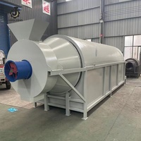Hoog rendement rotatiezanddroogmachine voor rivierzanddrooginstallatie, gasgestookte trommeldroger voor bouwzand