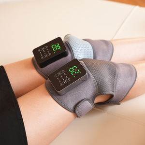 Werkseitige elektrische Smart-Touchscreen-Therapie Einstellbare beheizte Vibration Schulter arme Knie massage gerät Schmerz linderung mit Wärme - Product Image 2