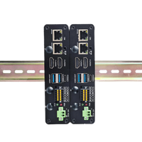 Computadora Industrial de Borde NPU 6-26TOPS con Red 4G LTE, 5G, WiFi6/BT, LAN, CAN2.0B, Ubuntu 24.04, Linux, Rockchip RK3588, IoT Gateway