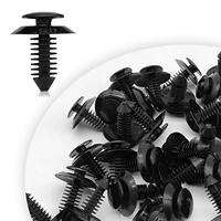 50 pièces de clips de fixation universels pour voiture, en nylon durable, emballés dans un sac, pour tous les modèles de voitures