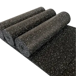 Wholesale high density Noise reduction indoor flooring gym rubber floor tiles/EPDM Rubber Roll Mat Sports Rubber Tiles