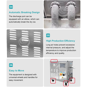 Máy làm đá khô tự động di động OCEAN, máy tạo viên đá khô CO2 nhỏ gọn để bán - Product Image 5