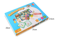 Nouveau Jouet en Bois Montessori pour l'Éveil Précoce des Enfants : Jeu de Reconnaissance des Fruits à Perler Soi-Même, Jouets Éducatifs d'Association de Fruits pour Enfants