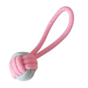 UFBemo cheap discount candy-colored teething stick set woven cotton rope dog toy pet supplies