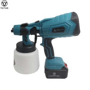 Haute qualité en gros personnalisé <span class=keywords><strong>pas</strong></span> <span class=keywords><strong>cher</strong></span> sans fil 21V Li-ion batterie maison portable jardin outils électriques <span class=keywords><strong>peinture</strong></span> pistolet - Product Image 2