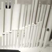 Tube filtrant en plastique poreux fritté Micropore PE PP PTFE pour silencieux pneumatique, fluidiseur de poudre, diffuseur