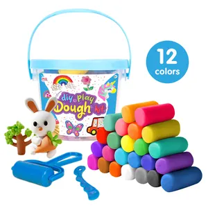 Air Dry Clay Set 12 Colors Soft Ultra Light Modeling Clay For Kids With Accessories Tools And Tutorials