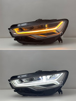 Ensemble de phares LED pour Audi A6 S6 C7 C7.5, style RS6, lentille de projecteur LED automatique, phares avant pour Audi A6 S6 C7 C7.5 2012-2018