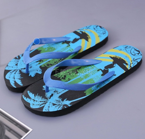 Wholesale New Design <strong>Men's</strong> Flip Flops Open Toe PE <strong>Slippers</strong> with Hard-Wearing Rubber Strand Plastiksandalen Printed Flipflops - Product Image 2