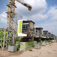 HUGECRANE Treuil de levage de chantier à double cage écoénergétique, haute qualité, capacité 2x2000kg, hauteur de levage maximale