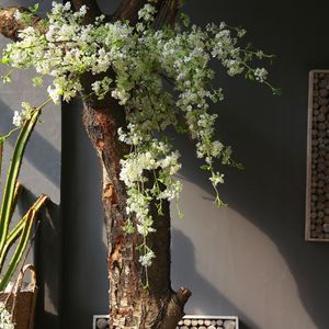 Yihua Floral Art Fleurs Artificielles Blanches et Roses en Soie, Composition Florale, Accessoires de Photographie Extérieure, Décoration Intérieure, Style Américain Simplifié - Product Image 1