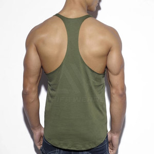 Débardeur de sport décontracté pour homme, haute qualité, faible MOQ, coupe ajustée, sans manches, respirant, séchage rapide, polyester/coton, vêtement de fitness - Product Image 3