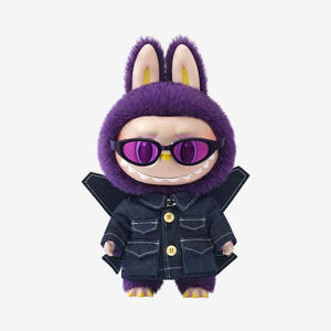 オリジナルLegit Popmart Labubuフォーチュンビニールぬいぐるみ吊り下げ式バックアップバッグペンダントキーチェーンギフトプレゼントの翼 - Product Image 1