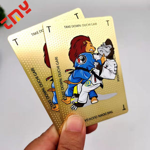 Großhandel Cartoon Gold Anpassen Grafiken Sammlerstück Spiel <span class=keywords><strong>Joker</strong></span> Karten spielen - Product Image 4