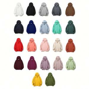 เสื้อฮู้ดดี้หนานุ่มสำหรับฤดูใบไม้ร่วงและฤดูหนาว พิมพ์ลายหรือสีพื้น แบรนด์แฟชั่นผู้ชาย รับสั่งทำเสื้อฮู้ดดี้ - Product Image 2