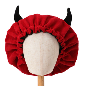 Gorro de noche de lana Polar de invierno, gorro de pelo para <span class=keywords><strong>dormir</strong></span> con orejas de oso, gorro para el hogar, gorros para niños y adultos para mamá y yo - Product Image 6