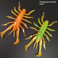 OEM/ODM Leurre souple en PVC 7cm/5.8g, imitation araignée, crevette ou insecte multi-jambes, pour bar, poisson mandarin, mer et lac