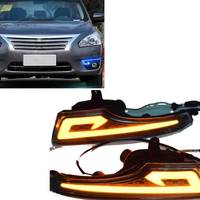 Feux de jour à LED modifiés JC pour Nissan Teana 2014-2016 (DRL) – Amélioration avec feux antibrouillard avant et clignotants ambre