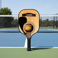 Raquette de pickleball OEM personnalisée 16 mm 3S durable et tendance FitSpark, couleur Chroma, fibre de carbone T700, noyau en nid d'abeille GEN 3, personnalisable