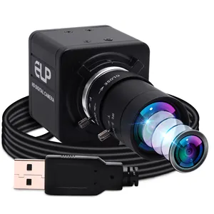 ELP 5MP HD 2592x1944 Aptina MI5100 CMOS迷你USB相机，带2.8-12毫米CS Varifocal手动镜头