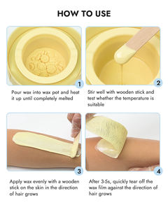 En stock, producto más vendido: Perlas de cera dura para depilación sin dolor de 100g, para piel sensible. - Product Image 6