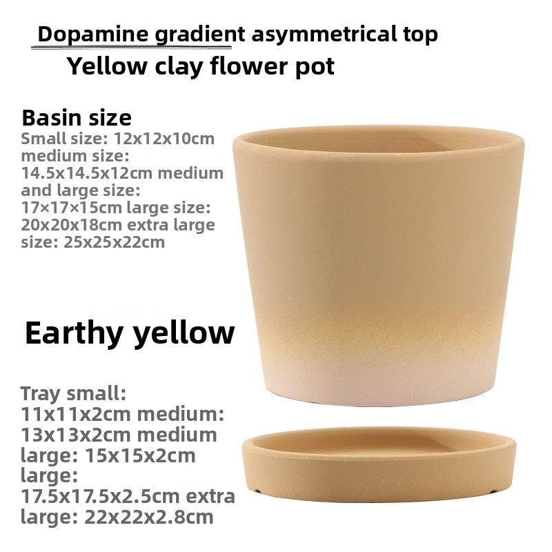 Oblique Gradient Earthy Yellow