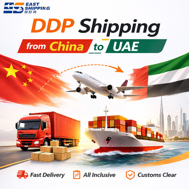 DDP Shipping Door to Door Fast Customs Clearance Air Ocean Freight Forwarder Duty Paid Service for E-commerce Goods to UAE