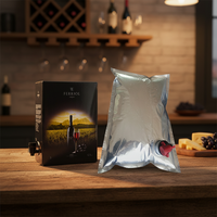 Sac BIB en gros (Bag-in-Box) 3L-20L, étanche à l'humidité avec valve pour vin, jus et liquides