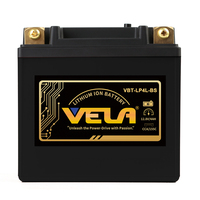 بطارية VELA LFP4L-BS 12.8 فولت 4 أمبير ساعة ليثيوم أيون بعمر 2000 دورة وضمان لمدة عامين للمركبات الكهربائية