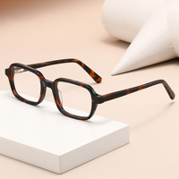 Lunettes de vue Lmamba M003, montures carrées rétro en acétate, logo personnalisé