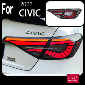 AKD Trang Trí Xe Hơi Cho Năm 2022 Honda CIVIC MK11 Đèn Đuôi Với Tín Hiệu Rẽ Tuần Tự Hoạt Hình Phanh Đỗ Xe Ngọn Hải Đăng Facelift - Product Image 5