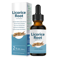 Flexible pour se fondre dans vos boissons préférées Extrait liquide de racine de réglisse Gouttes de racine de réglisse