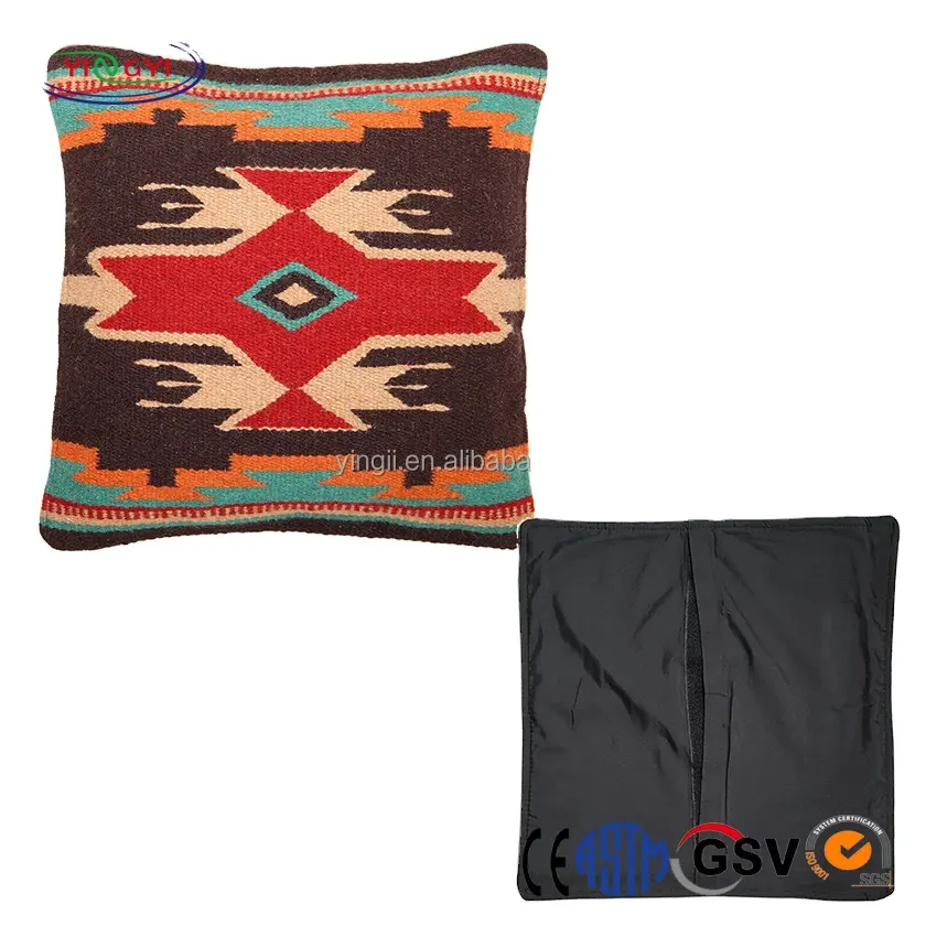 E182-fundas de cojín tejidas a mano, cubiertas de almohada de alta calidad hechas a mano, Kilim