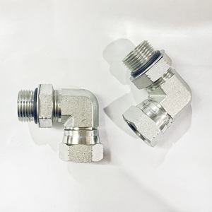 Raccordo Idraulico SAE Oring <span class=keywords><strong>Boss</strong></span> a Gomito Femmina Girevole JIC per Tubi Idraulici - Product Image 2