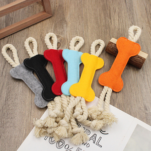 Juguete creativo para perros y mascotas, juguete de fieltro de hueso para perros, moler los dientes, entrenamiento, palo de hueso, juguete para perros, suministros para mascotas, accesorios - Product Image 5